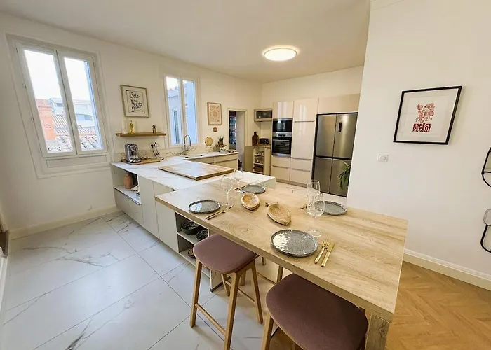 Centre Sur Les Quais - Standing, Spacieux, Climatise * セット